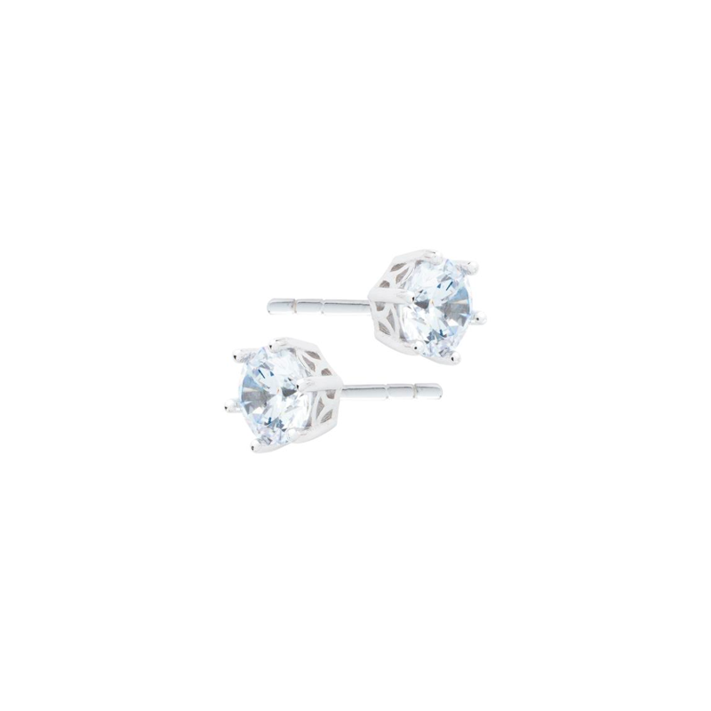 Pendientes Itemporality Plata Baño Rodio Y Circonita SEA-101-166-05