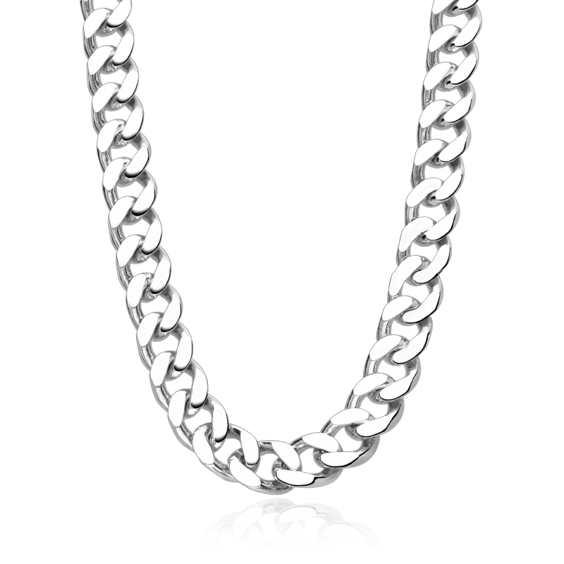 Cadena Plata primera ley 60cm "Calabria"