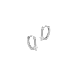 Pendientes Itemporality Aros Plata Y Circonitas SEA-101-259-UU