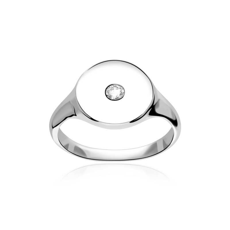 Anillo Plata de ley y circonitas "Maddy"