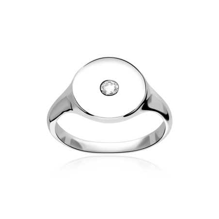 Anillo Plata de ley y circonitas "Maddy"