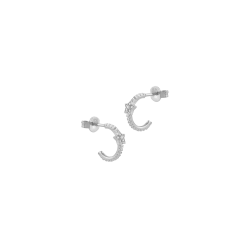 Pendientes Itemporality Aro Abierto, Circonitas Y Estrellas SEA-101-193-UU