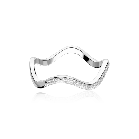 Anillo Plata de ley y circonitas "Vaiana"