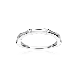 Anillo Plata primera ley y circonitas "Sally"