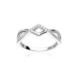 Anillo Plata primera ley y circonitas "Aurora"