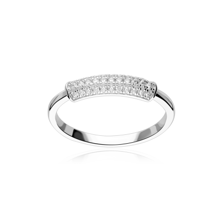 Anillo Plata primera ley y circonitas "Elsa"