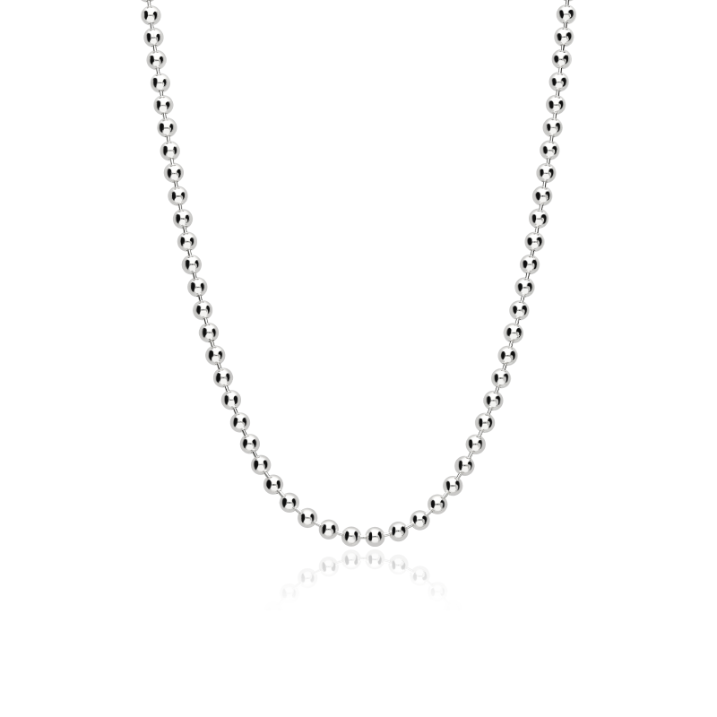Cadena plata de ley 45 cm "Musty"
