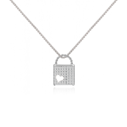 Gargantilla Itemporality Plata Y Candado SNL-101-027-UU