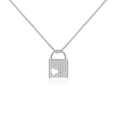Gargantilla Itemporality Plata Y Candado SNL-101-027-UU