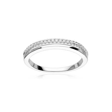 Anillo Plata primera ley y circonitas "Mulán"