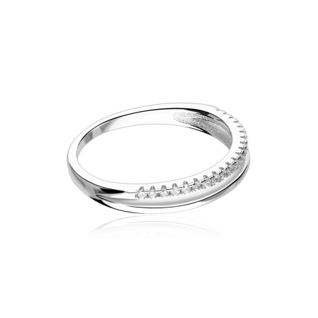 Anillo Plata primera ley y circonitas "Mulán"