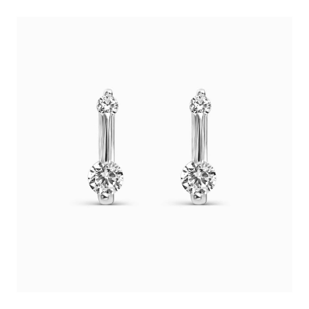 Pendientes Itemporality Aros Plata Y Circonitas SEA-101-259-UU