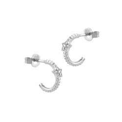 Pendientes Itemporality Aro Abierto, Circonitas Y Estrellas SEA-101-193-UU