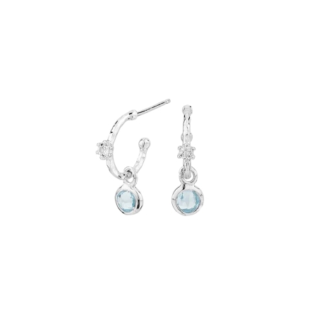 Pendientes Itemporality Aro Abierto Y Cristal SEA-107-077-UU