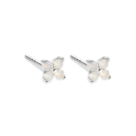 Pendientes Itemporality Flor Y Ópalos SEA-119-333-UU