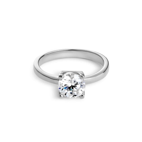 Anillo Itemporality Plata Solitario SRN-101-093-16