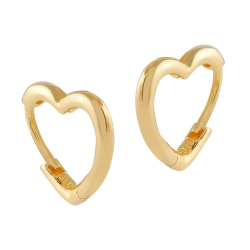Pendientes Itemporality Baño Oro Aro Corazón SEA-200-159-UU