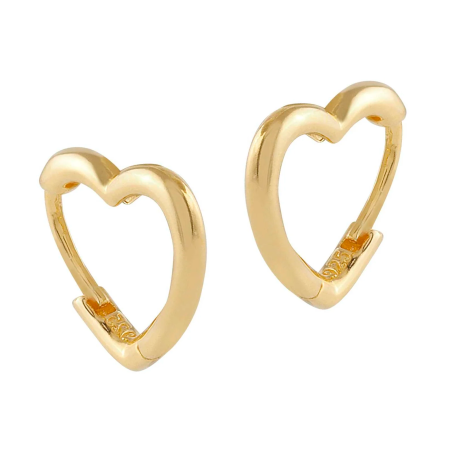 Pendientes Itemporality Baño Oro Aro Corazón SEA-200-159-UU