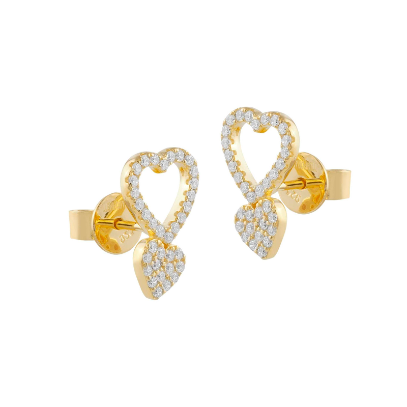 Pendientes Itemporality Corazones Y Circonitas SEA-201-175-UU