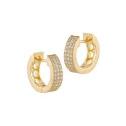 Pendientes Itemporality Baño Oro Y Circonitas SEA-201-168-UU