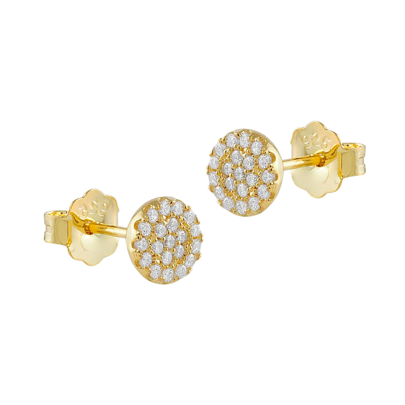 Pendientes Itemporality Baño Oro Y Circonitas SEA-201-169-UU