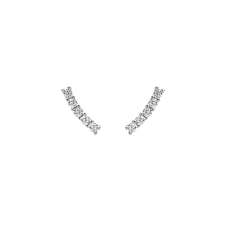 Pendientes Itemporality Plata Y Circonitas SEA-101-240-UU