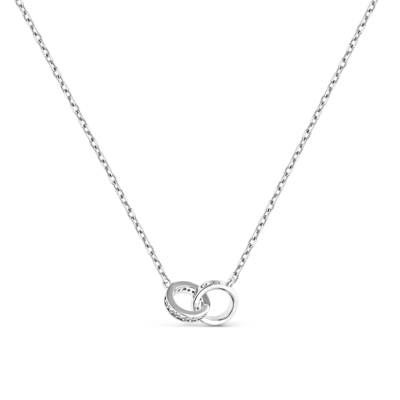 Collar Itemporality Plata Aros Entrelazados SNL-101-143-UU Collar Itemporality Plata Aros Entrelazados SNL-101-143-UU