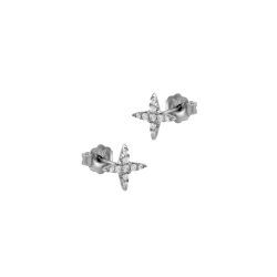 Pendientes Itemporality Plata Estrella Y Circonitas SEA-101-256-UU