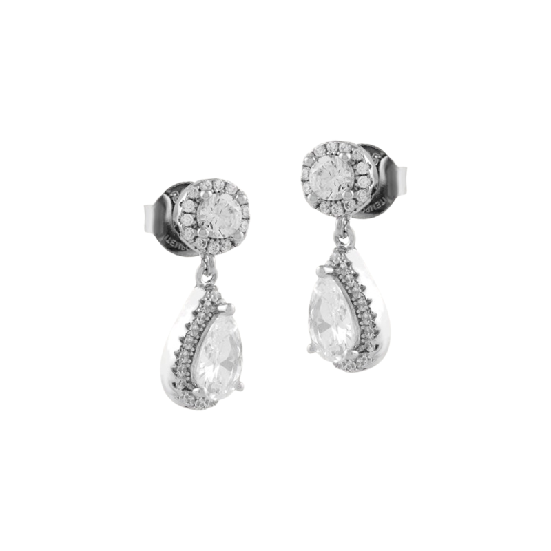Pendientes Itemporality Plata Lágrima Y Circonitas SEA-101-208-UU