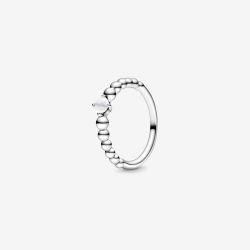 Anillo Pandora Esferas Blanco 198867C04