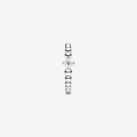 Anillo Pandora Esferas Blanco 198867C04