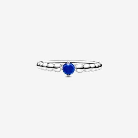 Anillo Pandora Esferas Azul Mar 198867C12