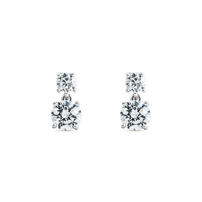 Pendientes Itemporality Plata Doble Circonita SEA-101-349-UU