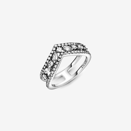 Anillo Pandora Doble Deseo Brillante 199095C01