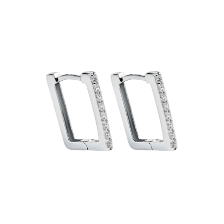 Pendientes Itemporality Aro Cuadrado Y Circonitas SEA-101-381-UU