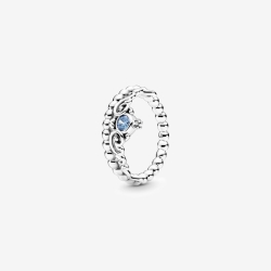 Anillo Pandora Disney Tiara Azul Cenicienta 199191C01