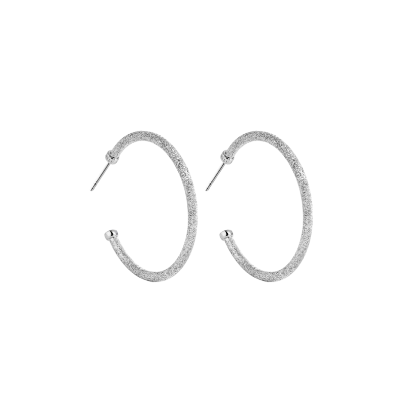 Pendientes Itemporality Plata Aro Textura Brillante SEA-100-373-02
