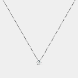 Collar Itemporality Plata Y Circonita 6 Garras SNL-101-025-03