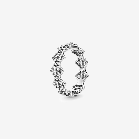 Anillo Pandora Banda Pétalos De Rosa 199401C00