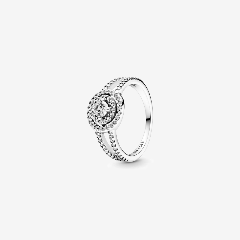 Anillo Pandora Doble Halo Brillo 199408C01
