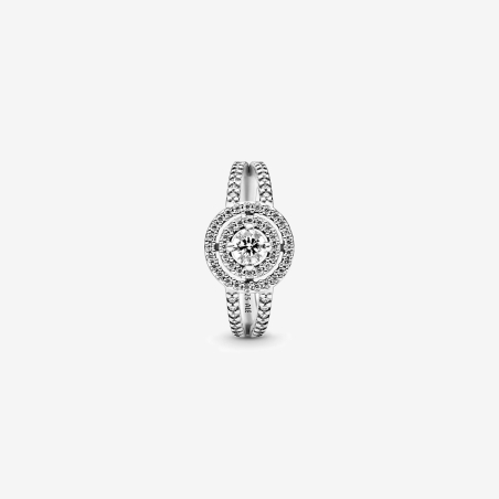Anillo Pandora Doble Halo Brillo 199408C01