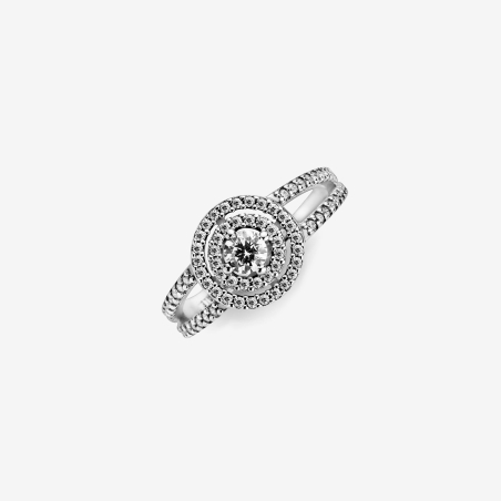 Anillo Pandora Doble Halo Brillo 199408C01