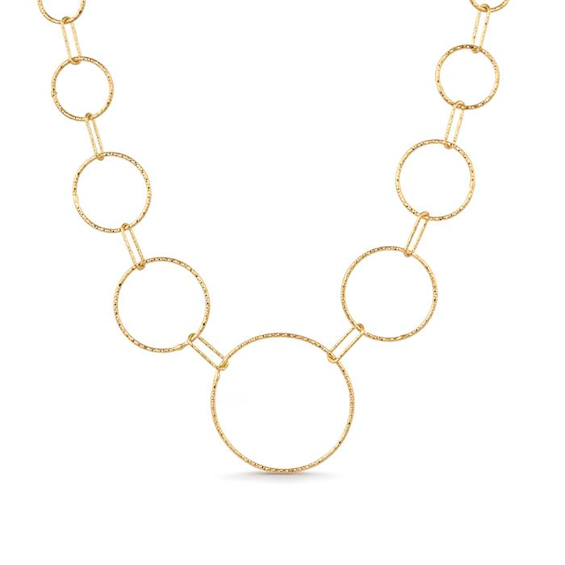 Collar Itemporality Plata Eslabones Redondos SNL-200-104-UU