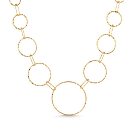 Collar Itemporality Plata Eslabones Redondos SNL-200-104-UU