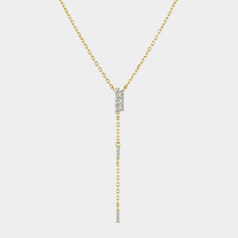 Collar Itemporality Plata Baño Oro Y Circonitas SNL-201-153-UU