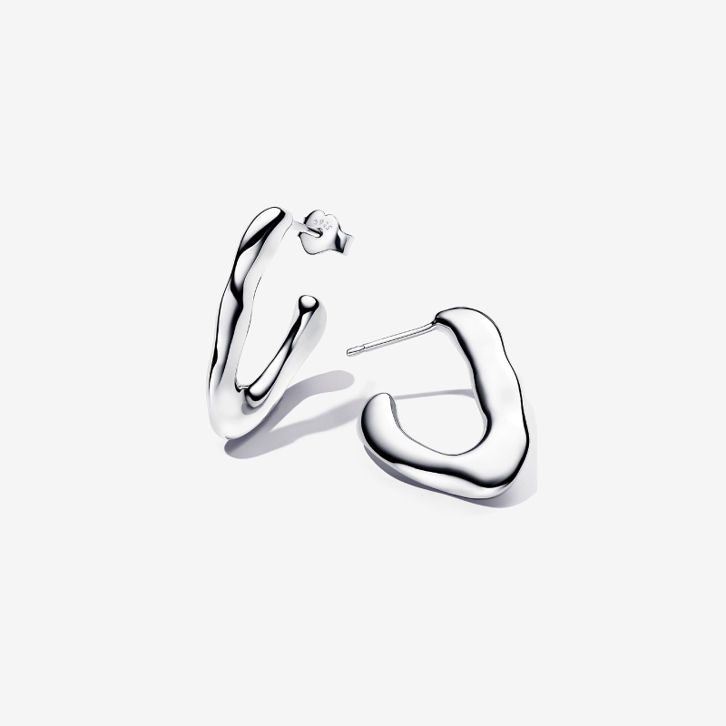 Pendientes Pandora Aros Abiertos Orgánicos 293290C00