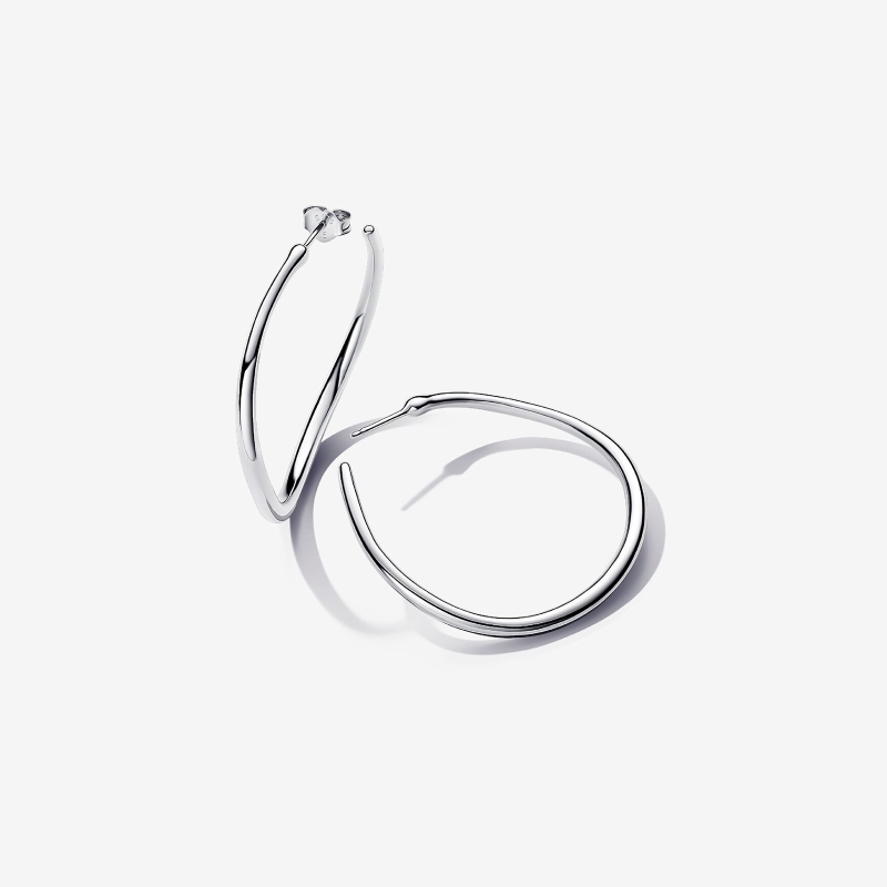 Pendientes Pandora Aros Abiertos Plata 293299C00 Pendientes Pandora Aros Abiertos Plata 293299C00
