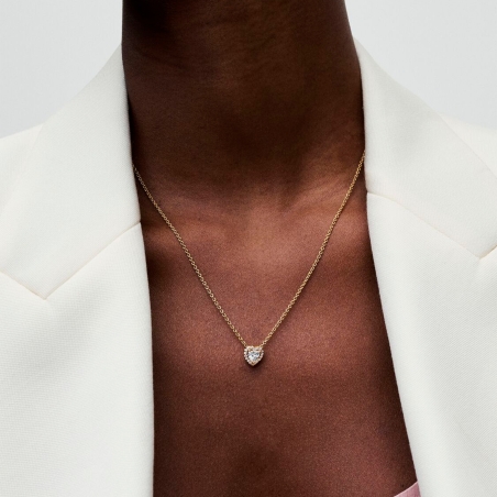 Collar Pandora Corazón Brillante 368425C01-45