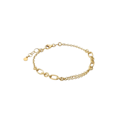 Pulsera Itemporality Baño Oro Eslabones Ovalados SBR-200-086-UU