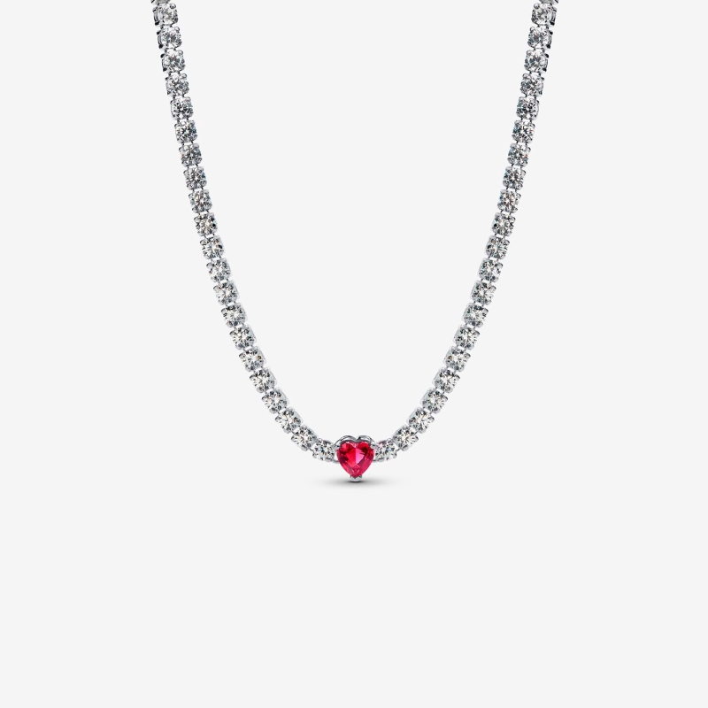 Collar Pandora Choker Halo Corazón 393549C01-40